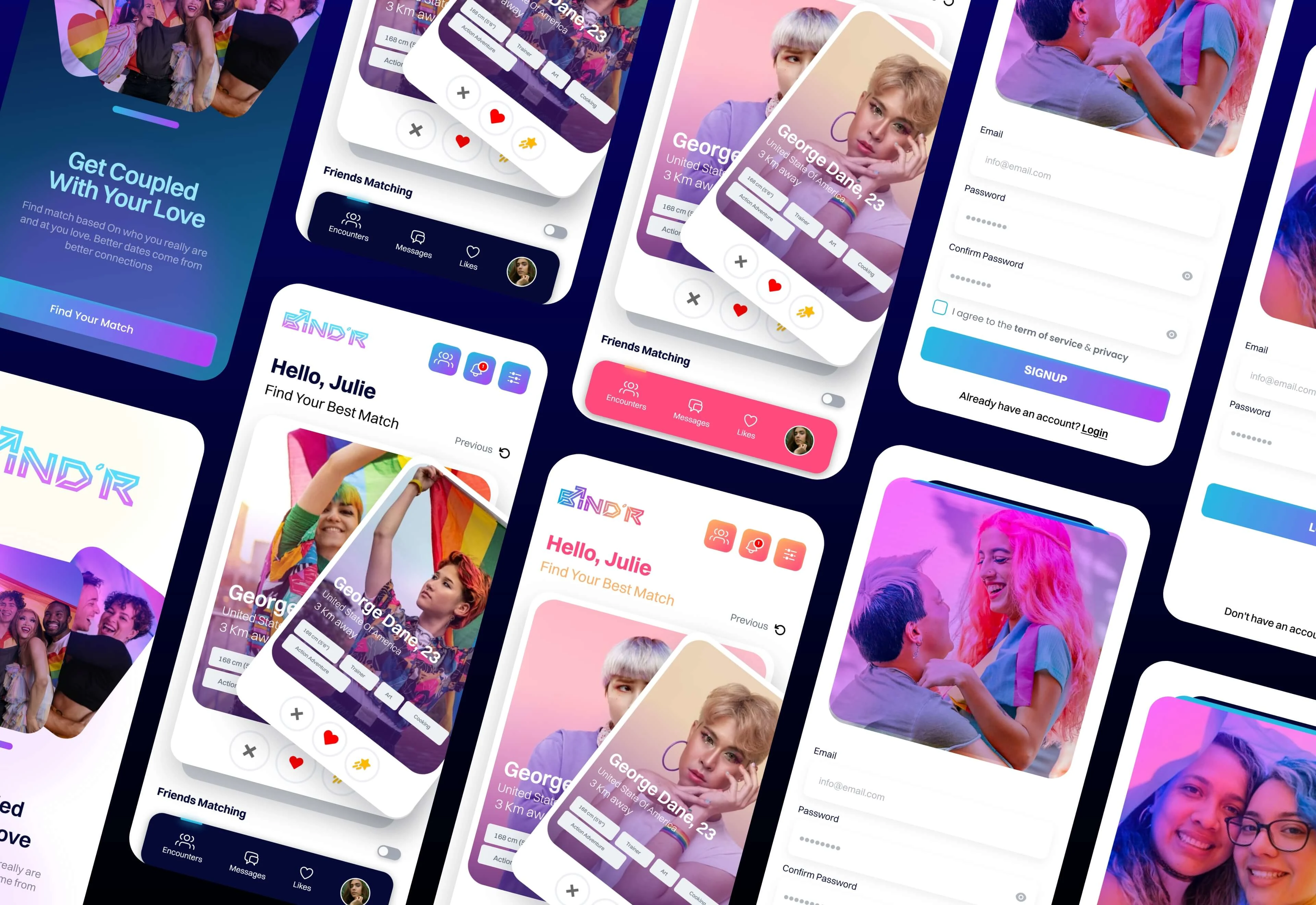 Mobile feature UI